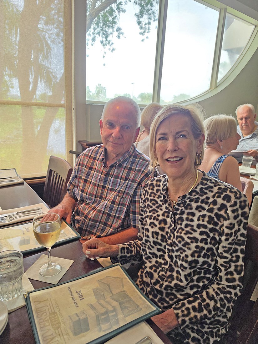 Louis Smith and Debra Roggow at the Gateway Women’s Club dinner