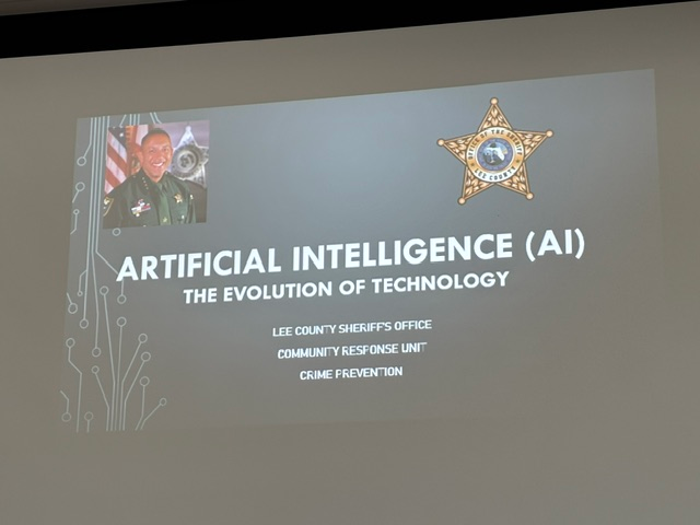 Presentation slide titled Artificial Intelligence, The Evolution of Technology
