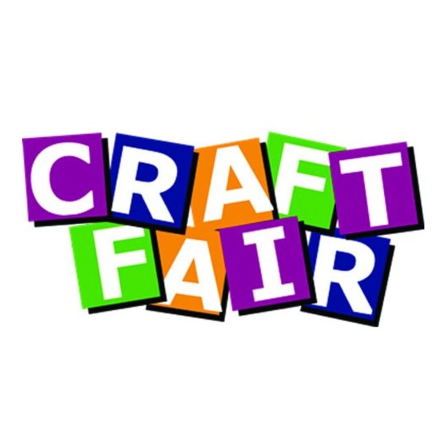 Colorful Craft Fair lettering graphic